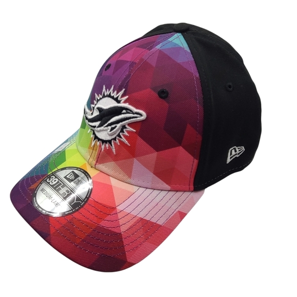 New Era Miami Dolphins "Crucial Catch" Flex Fit Hat Size Med/Large - Picture 6 of 8